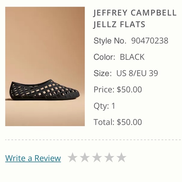Jeffrey Campbell Shoes - JEFFREY CAMPBELL BLACK JELLYZ SIZE 8 SANDALS EU 39 SLIP ON FLATS